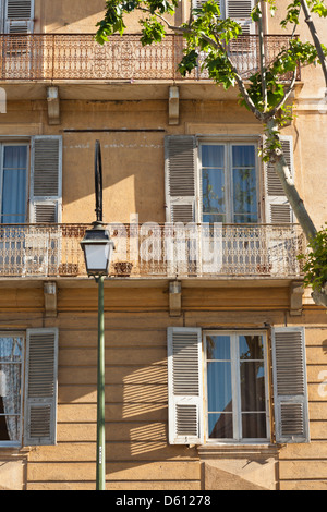 Frankreich, Korsika, Ajaccio, Gebäude detail Stockfoto