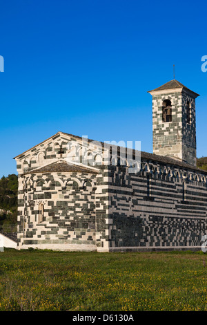 Frankreich, Korsika, Le Nebbio, Murato, San Michele de Murato Kapelle Stockfoto