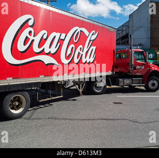 Coca-Cola Lieferwagen Stockfoto