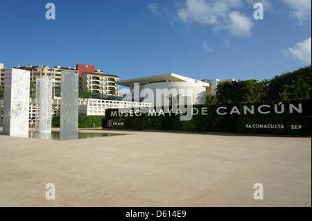 Das neue Museo Maya de Cancun oder Cancun Maya Museum, das im November 2012 eröffnete, Cancun, Mexiko Stockfoto