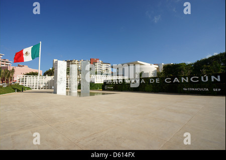 Das neue Museo Maya de Cancun oder Cancun Maya Museum, das im November 2012 eröffnete, Cancun, Mexiko Stockfoto