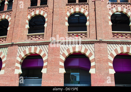 Stierkampfarena Arenas auf Spanien Platz Stockfoto