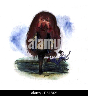 Eine Sammlung aus der „Kinderfee-Bibliothek“ aus der Zeit um 1837–1838, die Märchen und Geschichten für Kinder bietet, die Fantasie und Fantasie betonen. Stockfoto