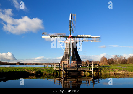 charmanten holländischen Windmühle Stockfoto