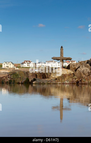 Strand; In der Nähe von Flexbury; Bude; Cornwall; UK Stockfoto