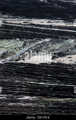 Strand; In der Nähe von Flexbury; Bude; Cornwall; UK Stockfoto