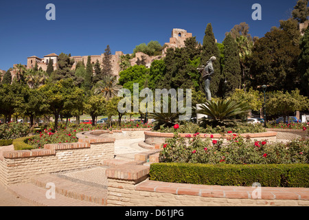 Garten Jardines de Pedro Luis Alonso, Alcazaba, Málaga, Andalusien, Spanien, Europa Stockfoto