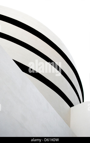 Detail des Gebäudes von der Solomon R. Guggenheim Museum, Upper East Side, Manhattan, New York, USA, PublicGround Stockfoto