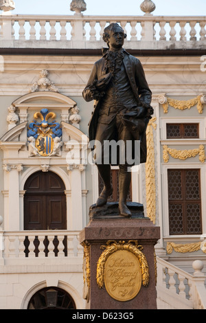 Goethe-Denkmal, Leipzig, Deutschland. Stockfoto