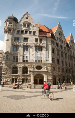 Neues Rathaus, Leipzig, Deutschland. Stockfoto