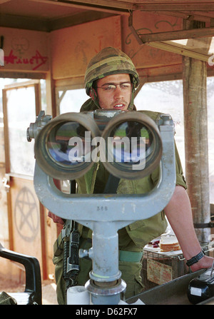 Israelische Armee Grenze Libanon Stockfoto