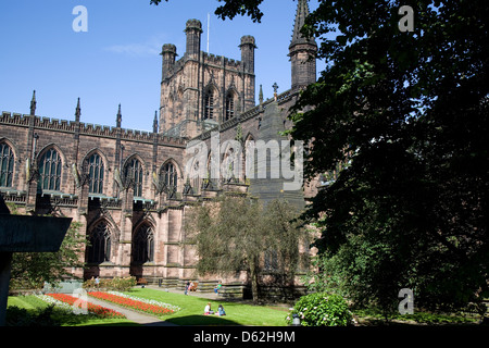 Chester Kathedrale Cheshire ENGLAND uk Stockfoto