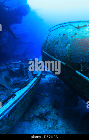 Die Salem Express war ein Passagierschiff, das im Roten Meer sank. Stockfoto