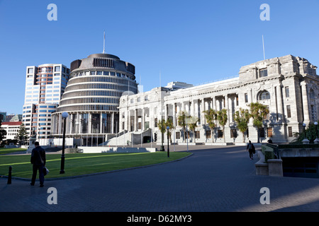 Den Bienenstock neuseeländischen Parlamentsgebäude Stockfoto