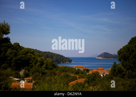 Lopud Insel Kroatien Europa Dalmatien Stockfoto