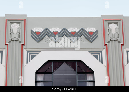 Art Deco Gebäude in Napier, Neuseeland Stockfoto