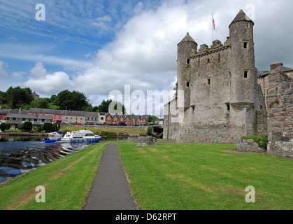 Enniskillen Castle, Wassertor, Enniskillen, River Erne, Lough Erne, Fermanagh, Nordirland Stockfoto