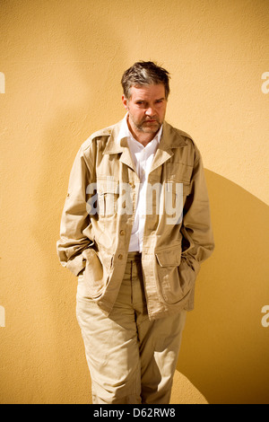 Singer Songwriter Lloyd Cole, der für seine Rolle als Lead Sänger von Lloyd Cole und die Unruhen von 1984 bis 1989, fotografiert in West London bekannt, den 30. August 2006. Stockfoto