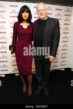 Dave Gilmour und Frau Polly Samson Costa Book Award 2012 London, England - 24.01.12 Stockfoto