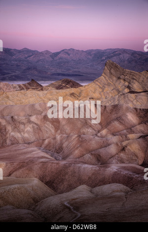 Zabrisky Punkt im Death Valley Nationalpark in Kalifornien, USA Stockfoto