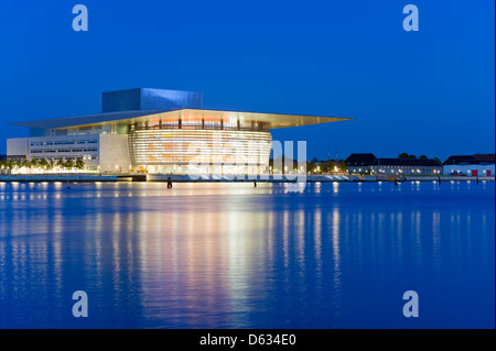 Opernhaus, entworfen von Henning Larsen, Kopenhagen, Nord Seeland, Dänemark, Skandinavien, Europa Stockfoto