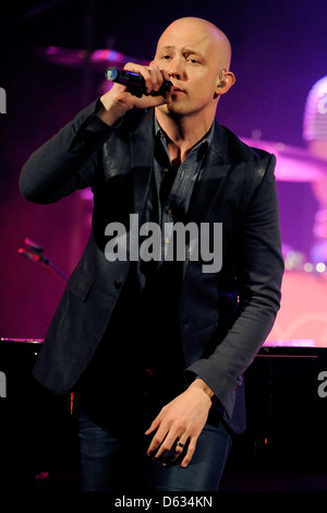 Isaac Slade The Fray führt at The Opera House Toronto, Kanada - 17.01.12 Stockfoto