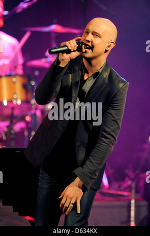 Isaac Slade The Fray führt at The Opera House Toronto, Kanada - 17.01.12 Stockfoto