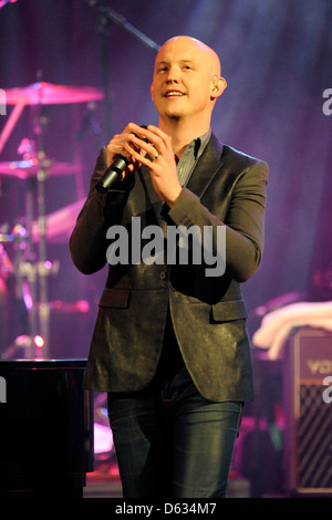 Isaac Slade The Fray führt at The Opera House Toronto, Kanada - 17.01.12 Stockfoto