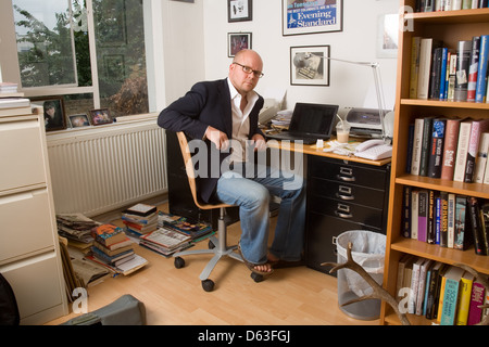 Toby Young, britischer Journalist und Autor, London England. Stockfoto