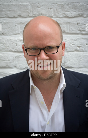 Toby Young, britischer Journalist und Autor, London England. Stockfoto