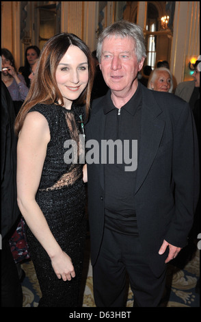 Elsa Zylberstein und Régis Wargnier "Französischen kulturellen Auftrag Awards" statt, bei der Minister von CultureInside Paris France Stockfoto