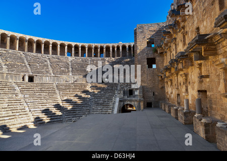Alten Amphitheater Aspendos in Antalya, Türkei Stockfoto