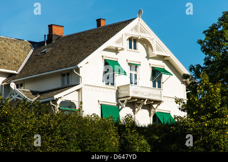 Wohnhaus im suburbanen Raum Stockfoto