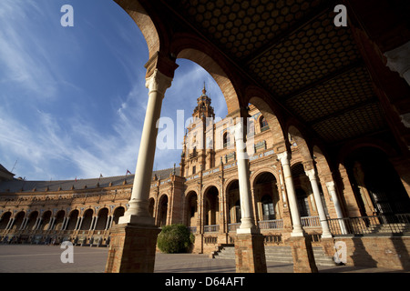Plaza de Espana, Sevilla, Spanien Stockfoto