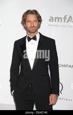 Schauspieler Gerard Butler kommt bei der AmfAR Kino gegen Aids Gala während der 65. Filmfestspiele von Cannes im Hotel du Cap-Eden-Roc in Antibes, Frankreich, am 24. Mai 2012. Foto: Hubert Boesl Stockfoto