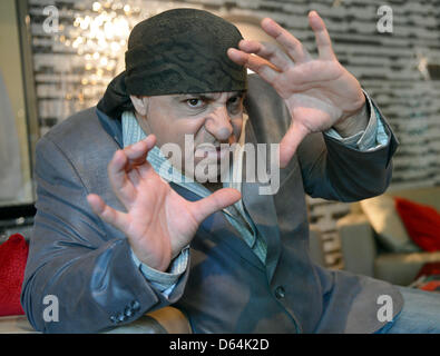 Musiker Steven van Zandt von Bruce Springsteen E-Street Band stellt im Hard Rock Cafe in Berlin, Deutschland, 29. Mai 2012. Er ist Mitglied der Hard Rock Rising Jury, einen Wettbewerb für junge Musikgruppen. Foto: BRITTA PEDERSEN Stockfoto