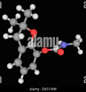 Carbofuran Molekül Stockfoto