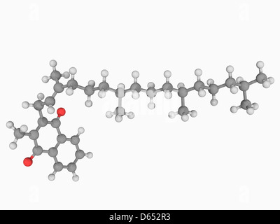 Vitamin K1-Molekül Stockfoto