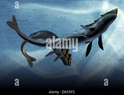 Seeungeheuer Leviathan, artwork Stockfoto