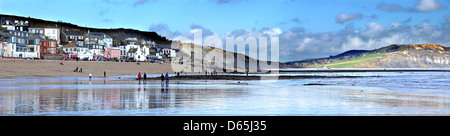 Lyme Regis Strand Stockfoto