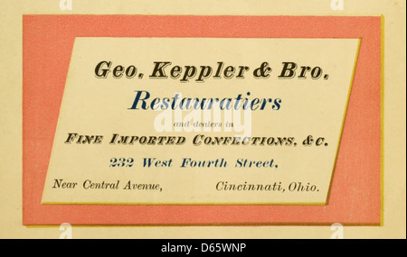 Eine Anzeige, die Harpels Typograph Artistic Printing and Typoset Services zeigt und die Präzision und Handwerkskunst der Drucktechniken des frühen 20. Jahrhunderts veranschaulicht. Stockfoto