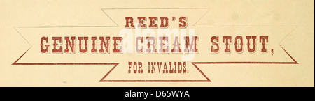 Dieses Bild zeigt eine Werbung für Harpel's Typograph, eine Druckerei mit künstlerischen Texten, die Typografie und Designelemente aus dem frühen 20. Jahrhundert zeigt. Stockfoto