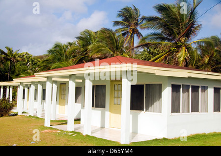 Bungalow Cabanas Vermietung auf Sally Peach Beach Big Corn Island Nicaragua Zentralamerika Stockfoto