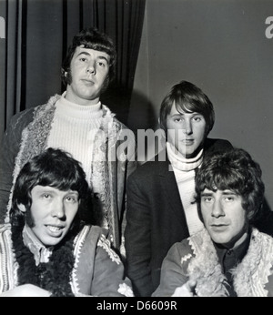 DIE TREMELOES UK-pop-Gruppe im Januar 1968. Siehe Beschreibung unten für Namen. Foto Tony Gale Stockfoto