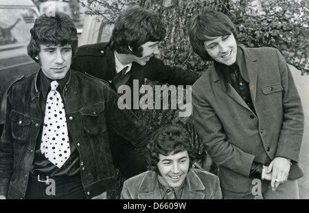 DIE TREMELOES UK-pop-Gruppe im April 1967. Seee Beschreibung unten für Namen. Foto Tony Gale Stockfoto