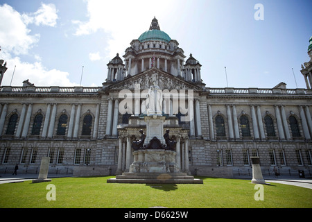 Donegall Square, der Belfast City Hall, Belfast, Grafschaft Antrim, Nordirland, Belfast City Council, städtische Gebäude Stockfoto