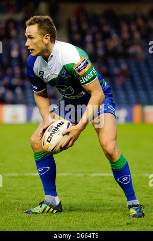 Edinburgh, Schottland. Freitag, 12. April 2013. Dan Parks in Aktion während des Edinburgh V Connacht Rabodirect Pro12 Spiel Murrayfield Stadium. Bildnachweis: Colin Lunn / Alamy Live News Stockfoto