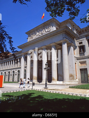 Museo Nacional del Prado (Prada-Museum), Paseo del Prado, Retiro, Madrid, Königreich Spanien Stockfoto