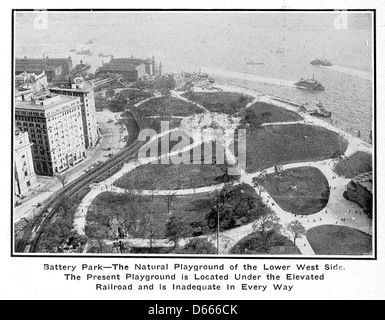 Eine Sozialstudie von der Washington Street District von New York City (1914) Stockfoto