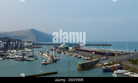 Aberystwyth Marina, Ceredigion Wales Großbritannien Stockfoto